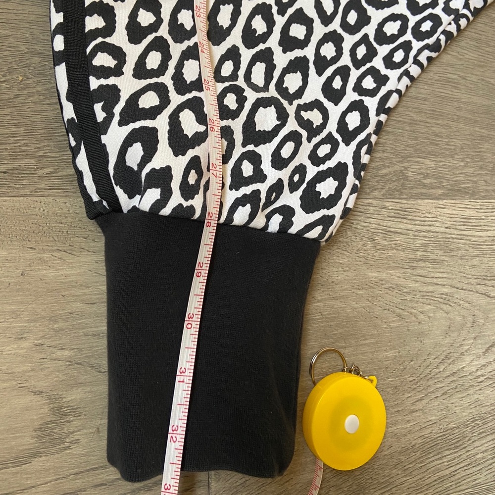 Jeremy Scott x Adidas Black and White Leopard Track Joggers - Picture 8 of 11